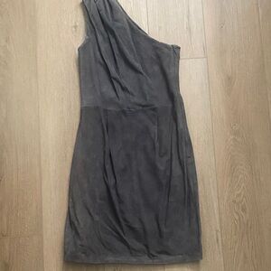 Jimmy Choo for H&M One-Shoulder Suede Dress